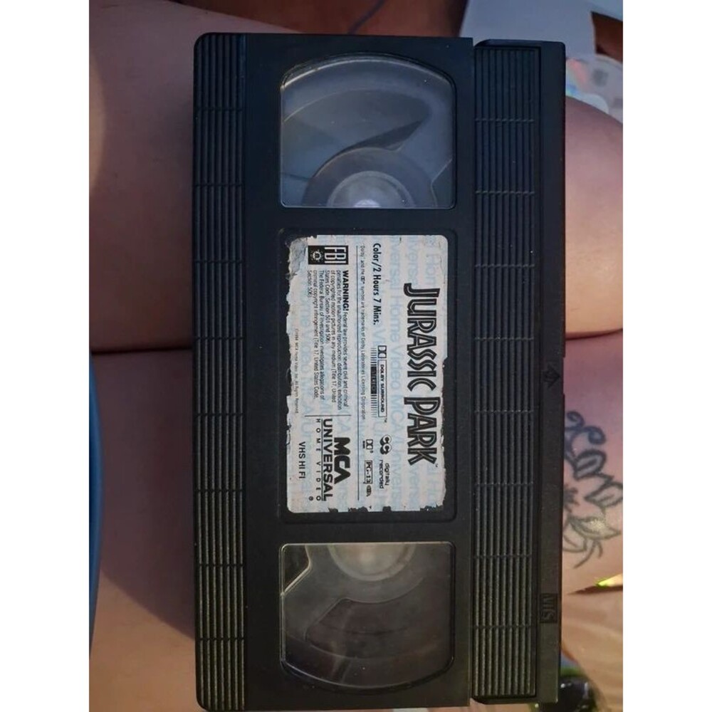 Jurassic Park VHS tape